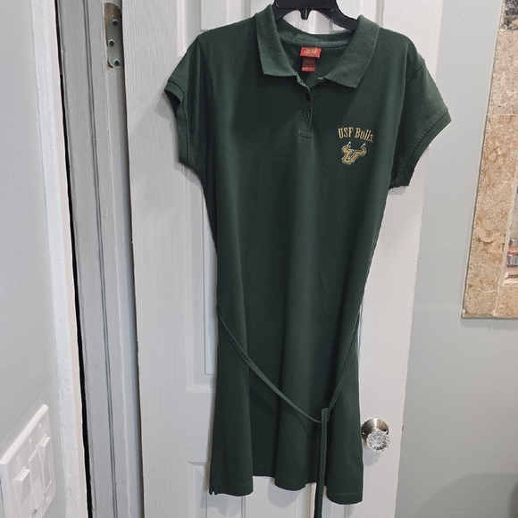 Red Oak Sportswear Dresses & Skirts - USF Bulls Green Polo Dress Size L